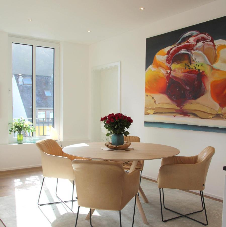 Mosel-Loggia - Luxusapartment -Terrass - Klimaanlage Трабен-Трарбах Екстер'єр фото