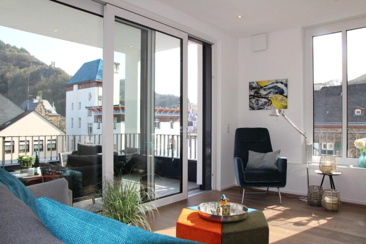 Mosel-Loggia - Luxusapartment -Terrass - Klimaanlage Трабен-Трарбах Екстер'єр фото