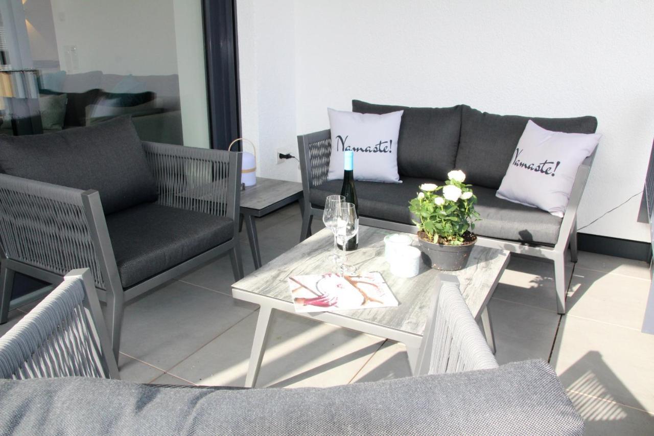 Mosel-Loggia - Luxusapartment -Terrass - Klimaanlage Трабен-Трарбах Екстер'єр фото